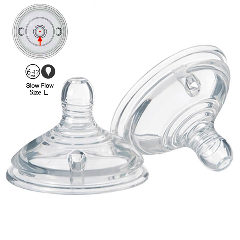 TOMMEE TIPPEE Núm Vú Giả Rộng 6CM Chống Tràn Cho Bình Sữa Em Bé