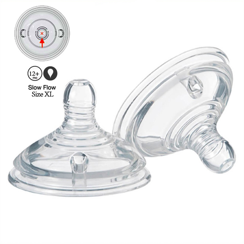 TOMMEE TIPPEE Núm Vú Giả Rộng 6CM Chống Tràn Cho Bình Sữa Em Bé
