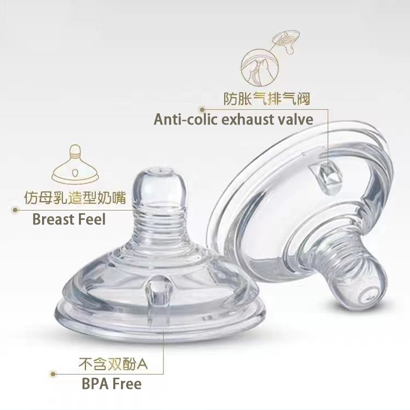 TOMMEE TIPPEE Núm Vú Giả Rộng 6CM Chống Tràn Cho Bình Sữa Em Bé