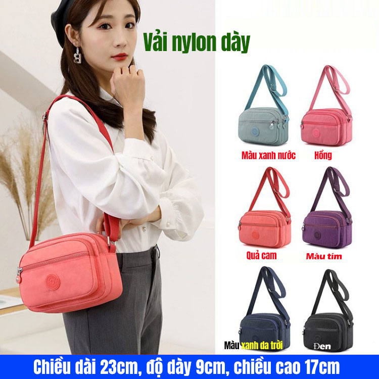 Túi Đeo Chéo Hình Vuông Cỡ Lớn Màu Sắc Thời Trang Mùa Hè Xinh Xắn Cho Nữ