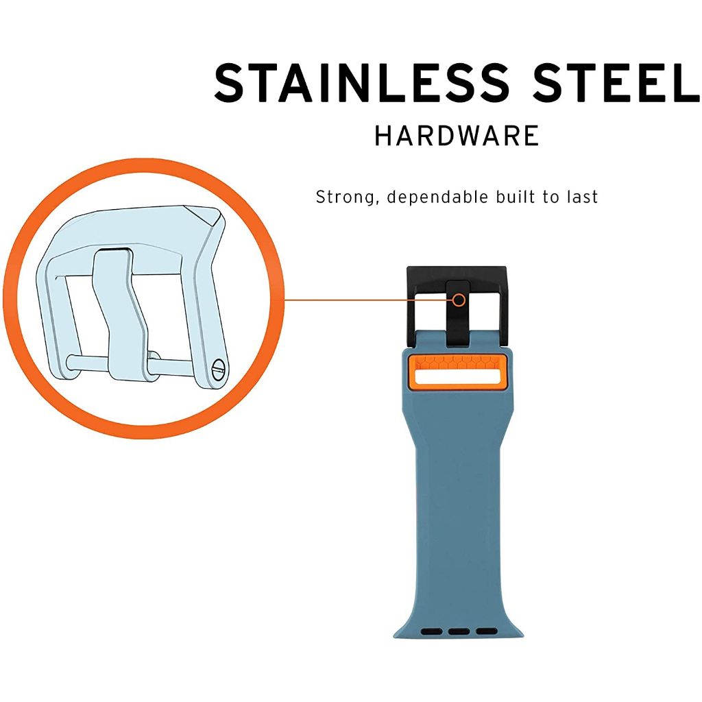 Uag Dây Đeo Silicon Thay Thế Cho Đồng Hồ Thông Minh Apple Watch 6 / 5 / 4 / 3 / 2 / 1 44mm - 42mm UAG