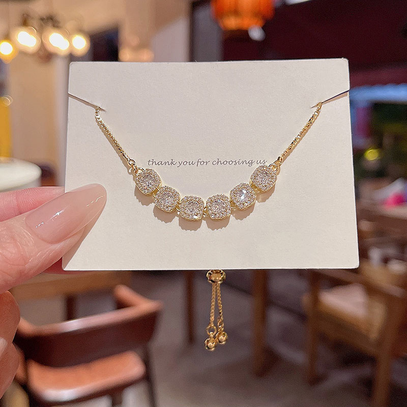 Vòng Tay Đính Đá Zircon Lấp Lánh Sang Trọng Chất Lượng Cao Cho Nữ