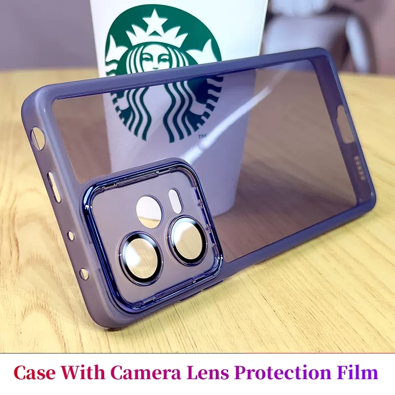 Cho Xiaomi 13T Pro 13 Pro 13 Lite 12T Pro 12 Lite 11 Lite 11T Pro 11i 11X Pro Civi 2 3 ốp lưng điện thoại kèm phim ống kính