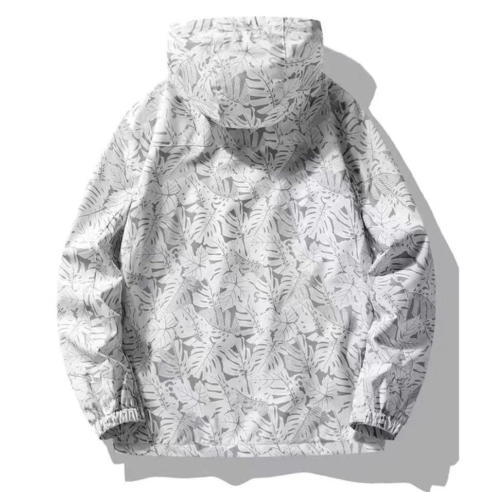 Áo Khoác Thể Thao Chống Gió / Thấm Nước Họa Tiết Rằn Ri Cá Tính Cho Nam Và Nữ