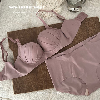 Bộ Đồ Lót Cotton Không Gọng Nâng Ngực Thoải Mái Dành Cho Nữ 32-38AB