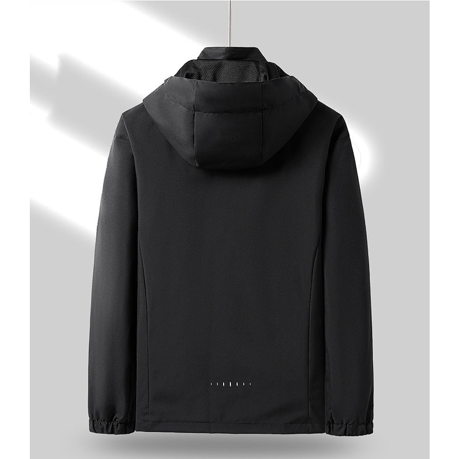 Áo Khoác Hoodie Chống Thấm Nước Thiết Kế Đơn Giản Cá Tính