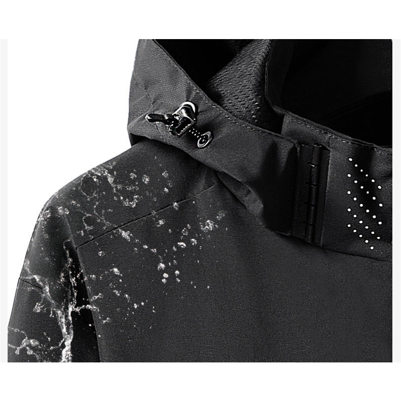 Áo Khoác Hoodie Chống Thấm Nước Thiết Kế Đơn Giản Cá Tính