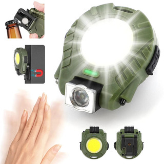 Đèn LED mini Đèn pin siêu sáng Cắm trại ngoài trời Ngọn đuốc đầu Sạc Đèn pha Portable Đèn móc khóa