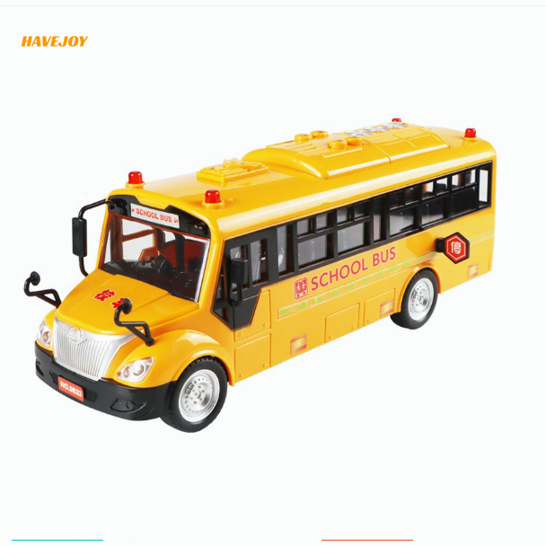 Xe Buýt Đồ Chơi Havejoy School Bus Màu Vàng Có Đèn Và Nhạc