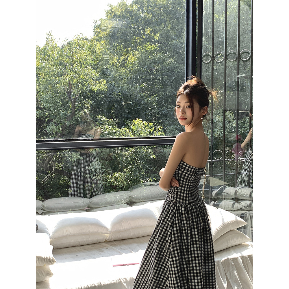 Chic váy nữ Đầm Body Cho thời váy trang hàng cao cấp tính cách 2023NEW MAY1101