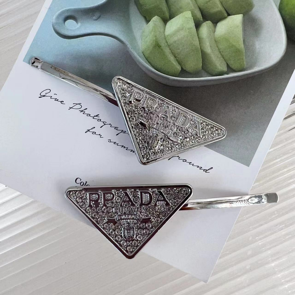 Kẹp Tóc Đính Kim Cương Giả Hình Tam Giác Hàng Trăm Mặt Thời Trang Cho Nữ