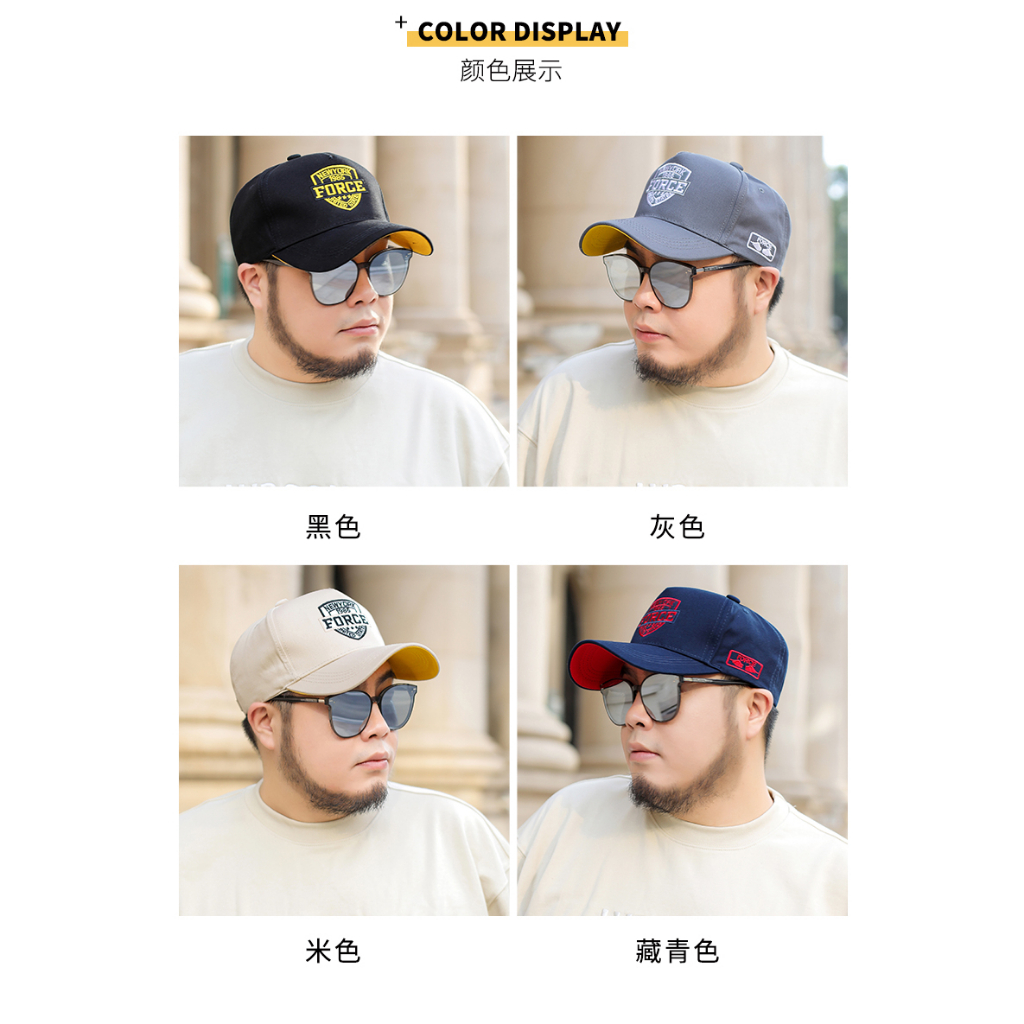 Mũ Lưỡi Trai 60-65Cm Thiết Kế Cỡ Lớn Thời Trang Cá Tính Dành Cho Nam Nữ