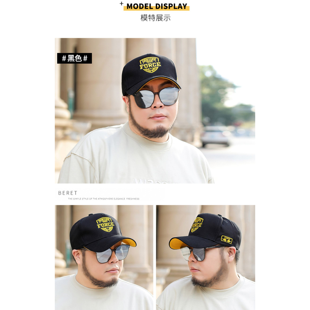 Mũ Lưỡi Trai 60-65Cm Thiết Kế Cỡ Lớn Thời Trang Cá Tính Dành Cho Nam Nữ