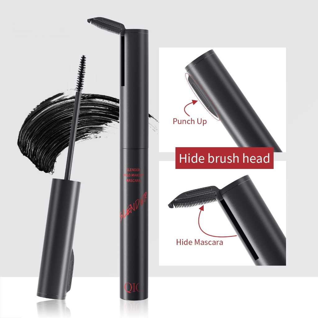 Mascara Uốn Cong Lông Mi Chống Thấm Nước Lâu Trôi Trang Điểm Làm Đẹp Xoay 360 Độ