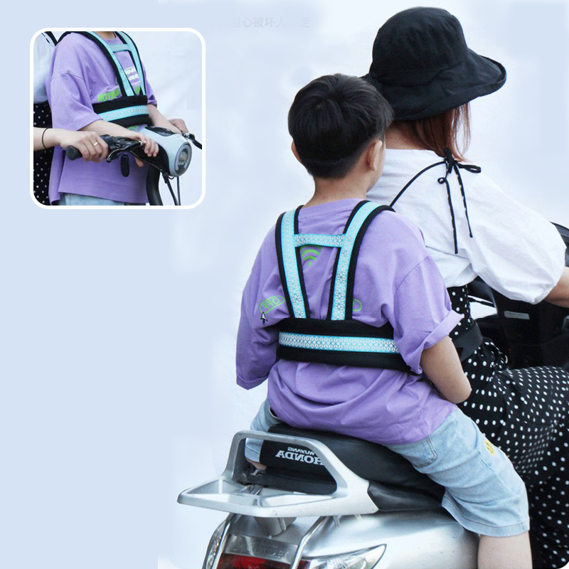 Dây Đai An Toàn Thoáng Khí Chống Ngã Cho Bé Khi Đi Xe Máy