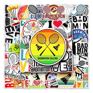 50 Miếng Dán Cầu Lông Vui Nhộn Cho Laptop / Điện Thoại / Đàn Guitar / Ô Tô DIY Sáng Tạo Dán Nhà Decal