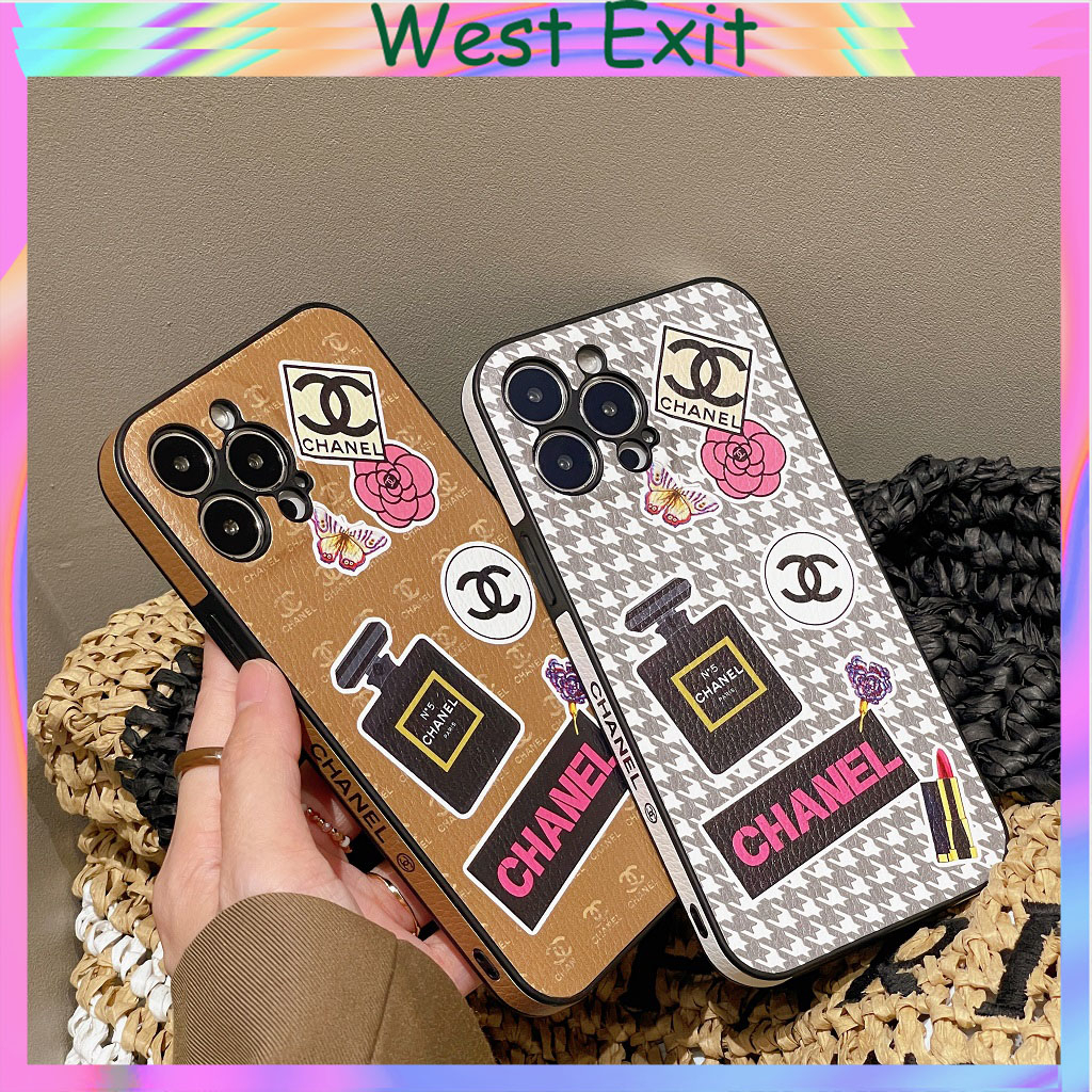 Ốp Điện Thoại Da Họa Tiết Hoạt Hình CHANE1 Cho iPhone14 14pro 14promax iPhone13 13pro 13promax iPhone12 12pro 12promax iPhone11 11promax x / xs xr Xsmaxa