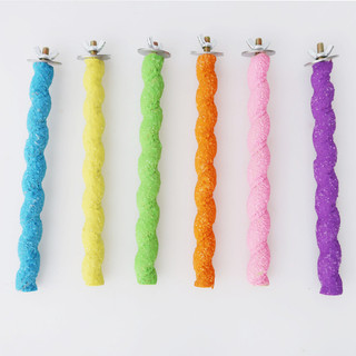 Đồ Chơi Chuồng Chim Vẹt Đứng 10 / 14 / 18cm Nhiều Màu Sắc