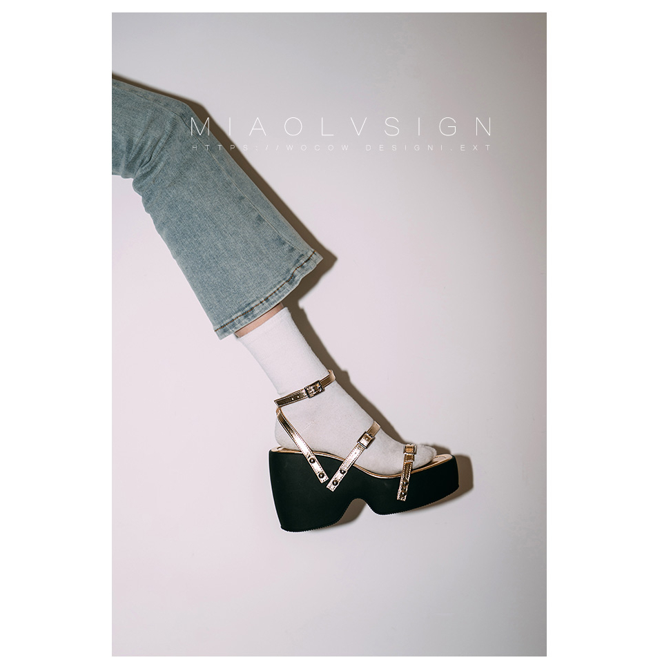 Giày Sandal Đế Xuồng Hở Ngón Quai Chéo Thời Trang Mùa Hè Dành Cho Nữ
