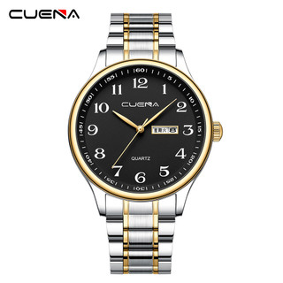 Đồng Hồ Quartz Kỹ Thuật Số Chất Liệu Thép Không Gỉ Chống Thấm Nước Thiết Kế Đơn Giản Thời Trang Cho Nam 6049S