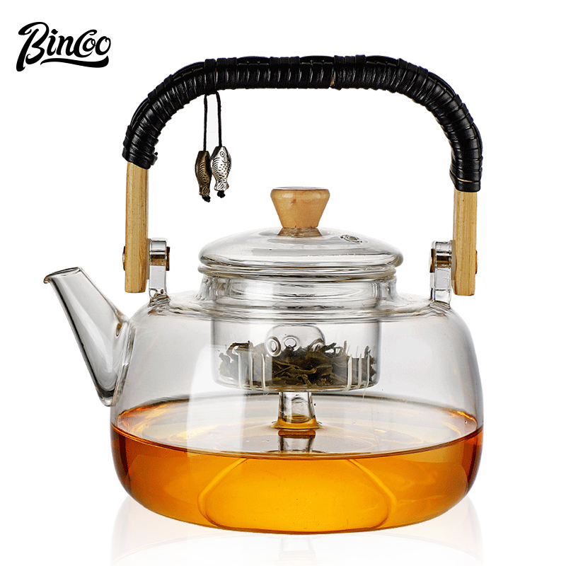 Ấm Trà Bằng Thủy Tinh Chịu Nhiệt Độ Cao 1000ml