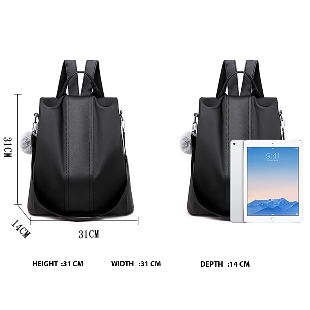 Ba Lô Da Pu Chống Trộm Thời Trang Cho Nữ