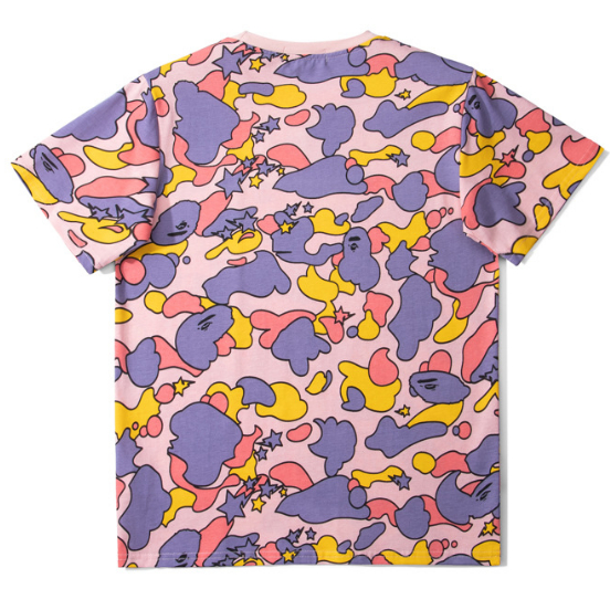 Mới Áo Thun Cotton Bape Thời Trang Dành Cho Nam Và Nữ