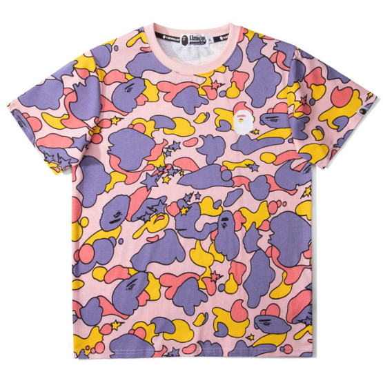 Mới Áo Thun Cotton Bape Thời Trang Dành Cho Nam Và Nữ