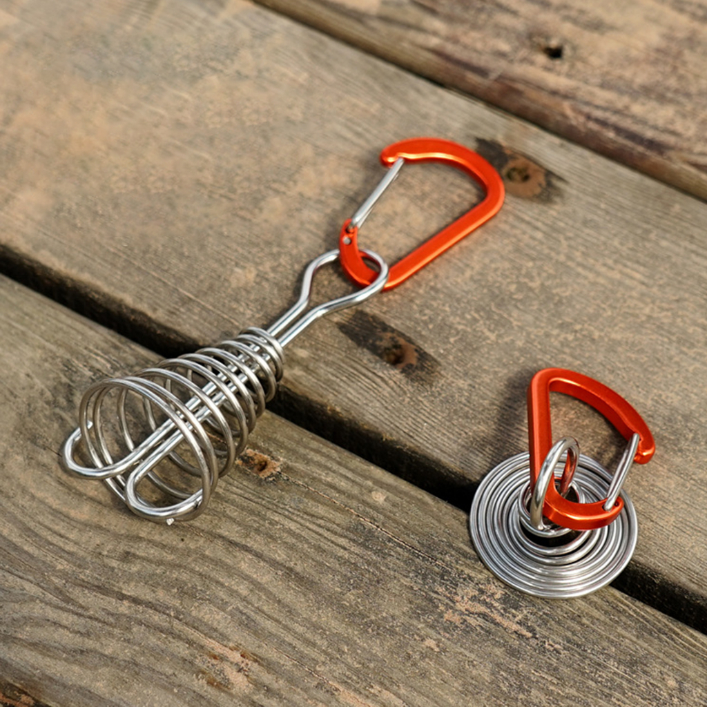 Móc Khóa Dây Lò Xo Hình Bạch Tuộc Bền Bỉ Có Thể Điều Chỉnh Cho Hoạt Động Ngoài Trời