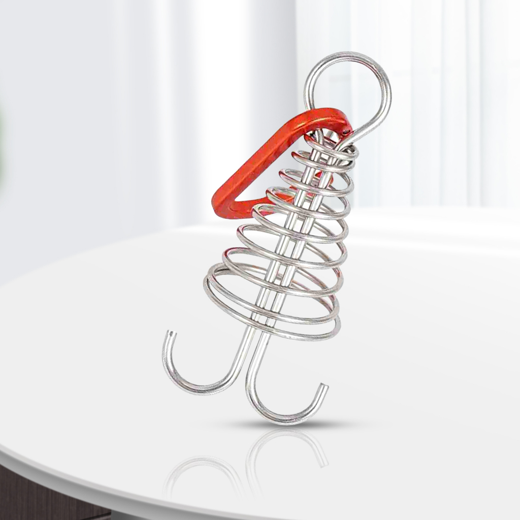 Móc Khóa Dây Lò Xo Hình Bạch Tuộc Bền Bỉ Có Thể Điều Chỉnh Cho Hoạt Động Ngoài Trời