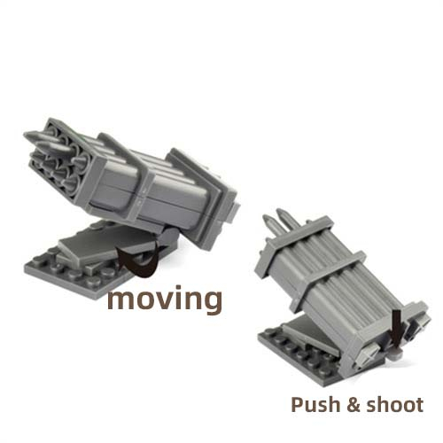 Đồ Chơi Lắp Ráp Quân Đội Missile Launcher Cannon Cho Trẻ Em Lắp ráp Bệ phóng Rocket Mini Phụ kiện Đồ chơi Quân đội MOC Army