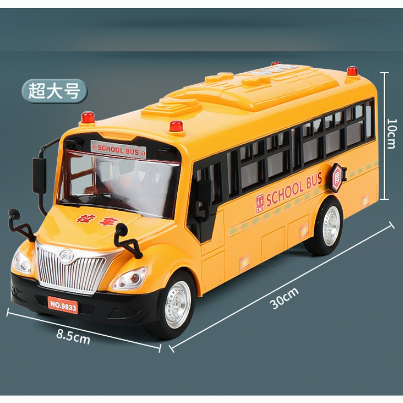Xe Buýt Đồ Chơi Havejoy School Bus Màu Vàng Có Đèn Và Nhạc
