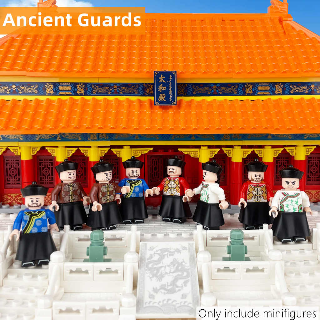 Bộ 8 Khối Đồ Chơi Lắp Ráp Phong Cách Trung Hoa Cho Bé s056