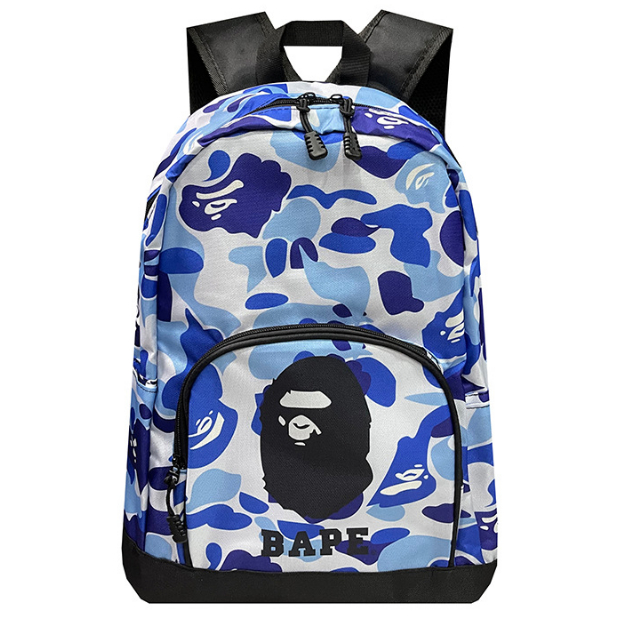 2023 Ba Lô BAPE Họa Tiết Rằn Ri Phong Cách Mới