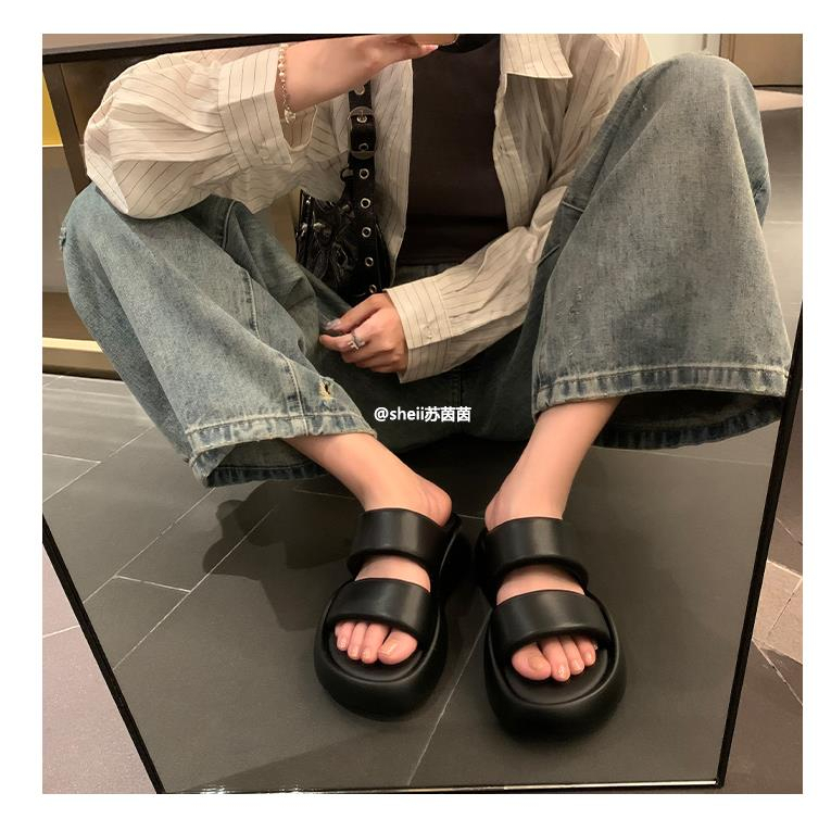 Dép Sandal Đế Dày Thời Trang Dành Cho Nữ