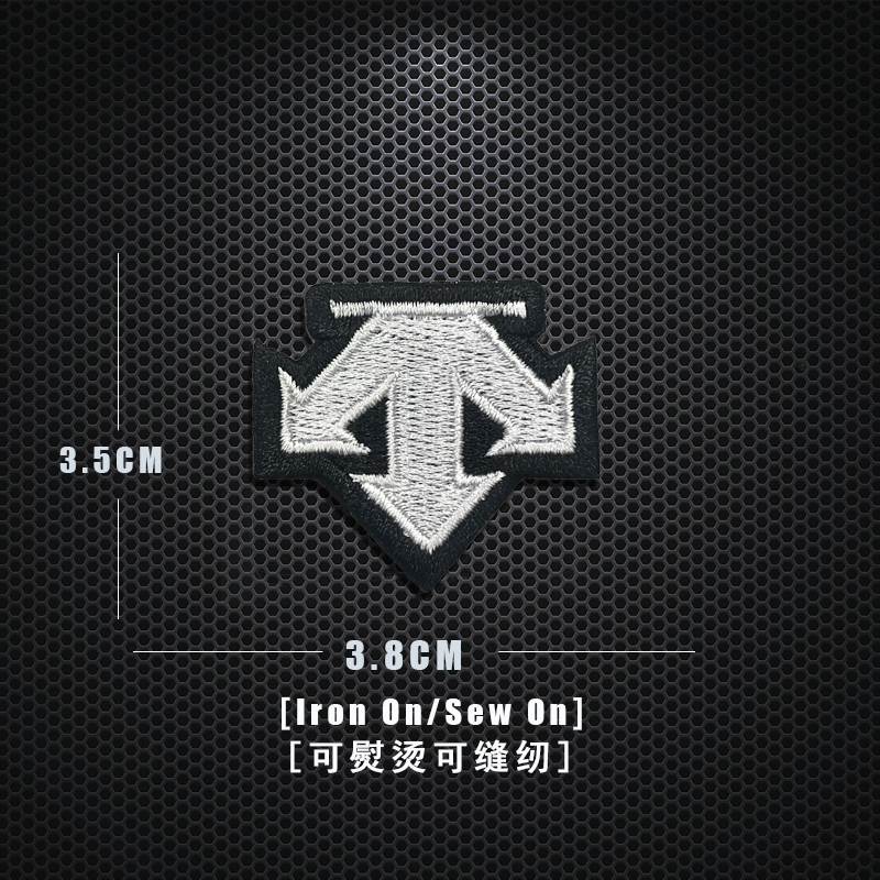 Miếng Dán Ủi Quần Áo Thêu logo Nhỏ DIY