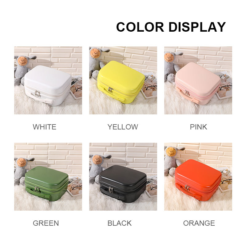 Vali mini Đựng Đồ Trang Điểm Màu Macaron Dễ Thương