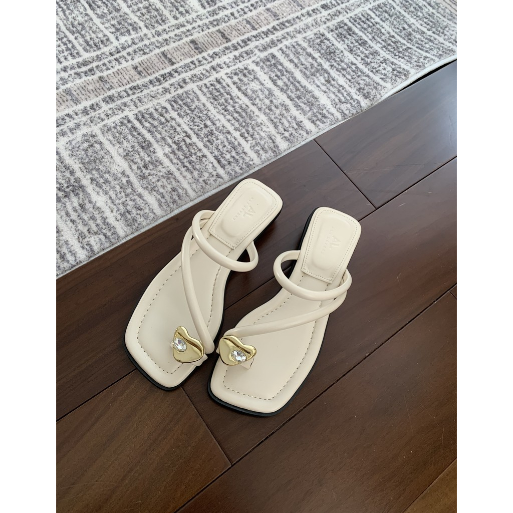 Dép Sandal Đế Bằng Phong Cách Pháp Thời Trang Mùa Hè 2023 Mới Cho Nữ