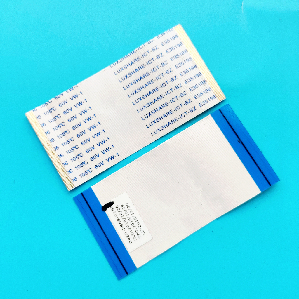Bộ 2 Dây Cáp Dẹt Linh Hoạt FFC FFC Ffpc 40pin 50pin 55pin 60pin 68pin 80pin 96pin Dài 0.5mm 100mm 10cm Cho Bảng Điều Khiển Logic