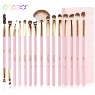 Set 15 Cọ Trang Điểm Phấn Mắt / Che Khuyết Điểm / Lông Mày / Kẻ Mắt Chuyên Nghiệp