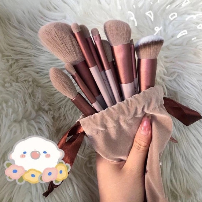 Set 13 Cọ Trang Điểm Kabuki Chuyên Nghiệp