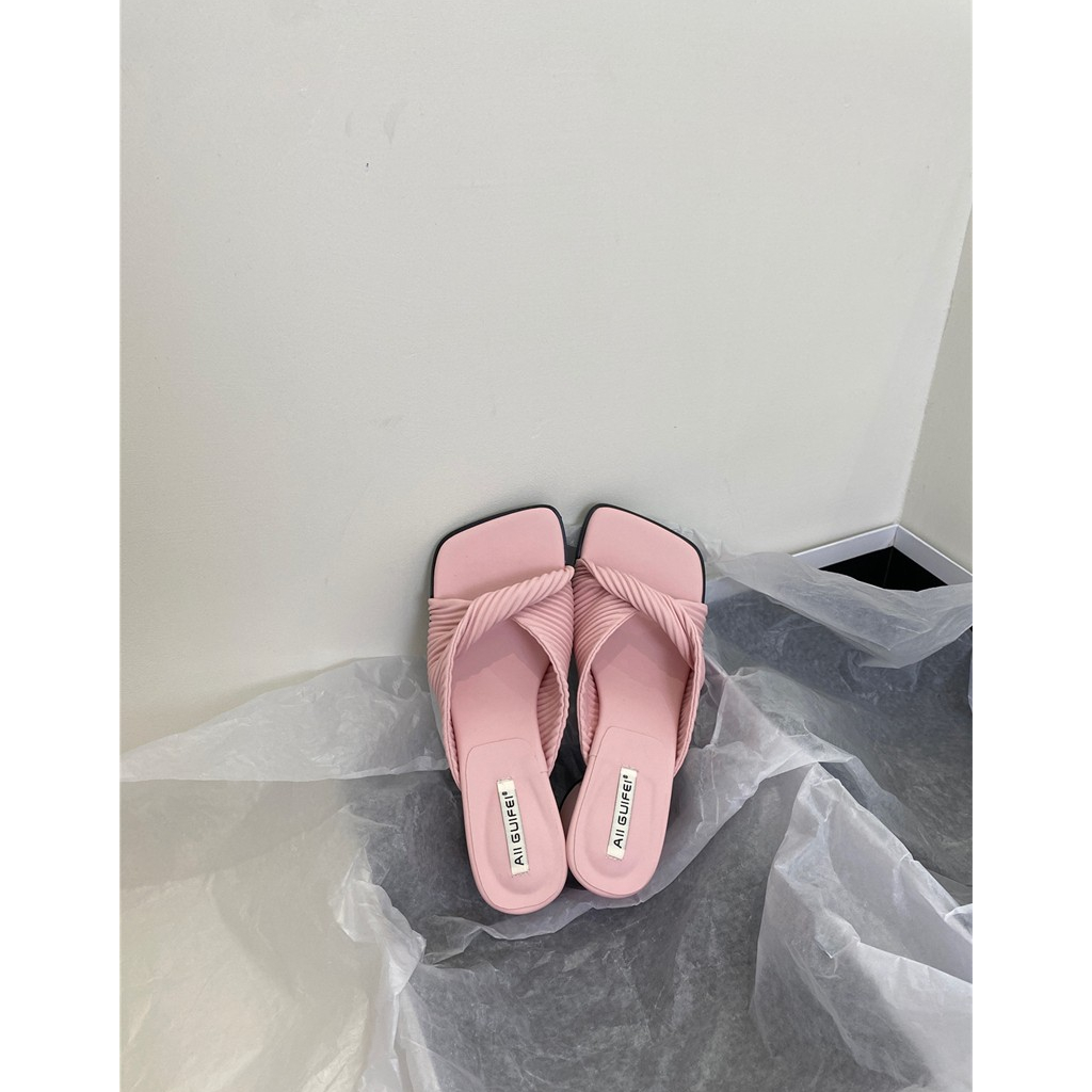 Giày Sandal Cao Gót Hở Ngón Thời Trang Mùa Hè 2023 Dành Cho Nữ