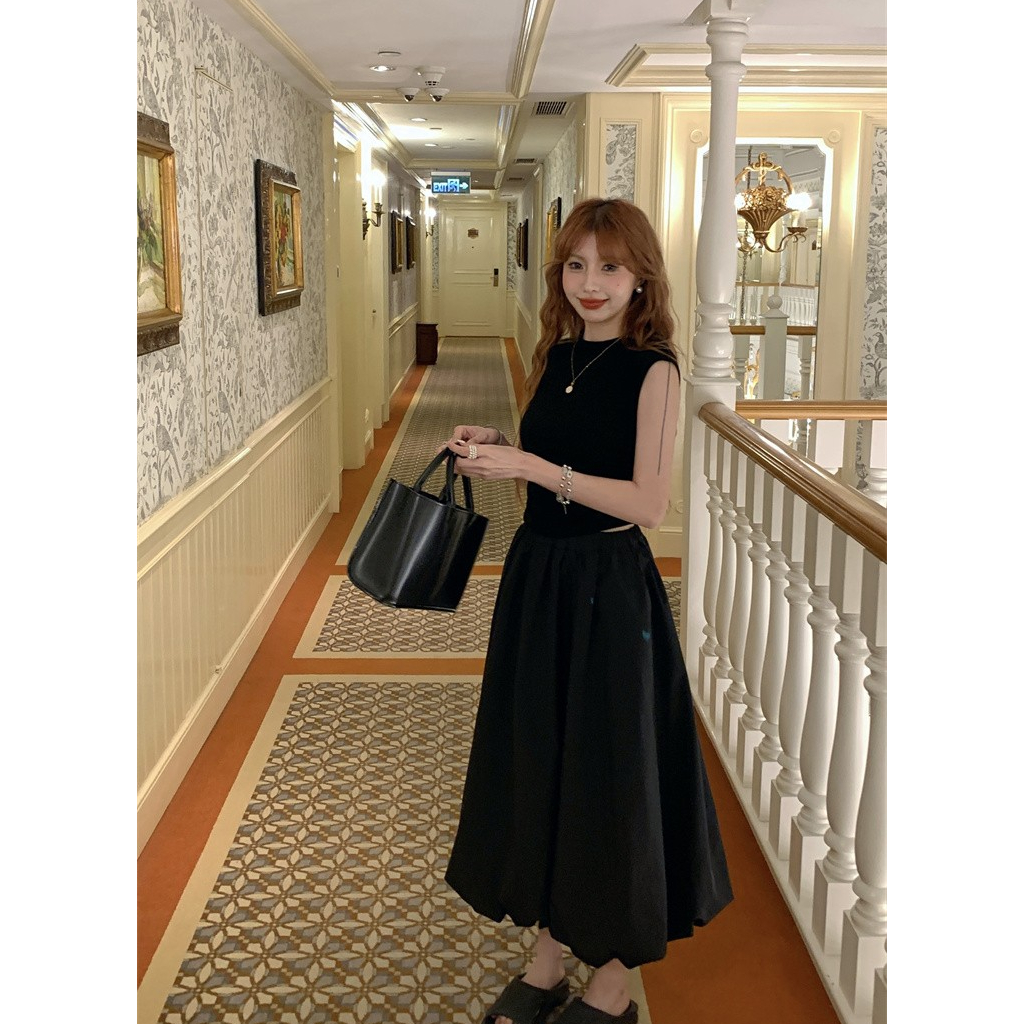 Chân Váy Chữ a Lưng Thun Cao Dáng Ôm In Họa Tiết Hoa Thời Trang Mùa Hè Hàng Mới Dành Cho Bạn Nữ