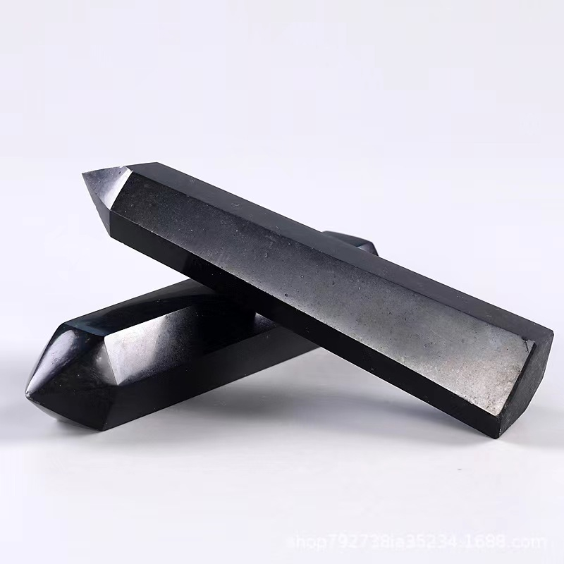 Tháp Đá Tourmaline Đen Tự Nhiên Dùng Trang Trí Nhà Cửa