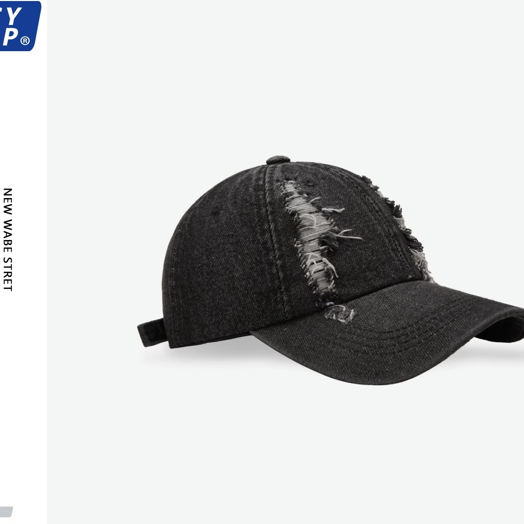 Nón Lưỡi Trai Denim Thời Trang Hip Hop Đường Phố Hàn Quốc
