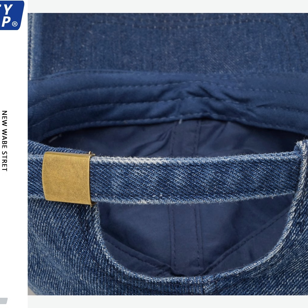 Nón Lưỡi Trai Denim Thời Trang Hip Hop Đường Phố Hàn Quốc