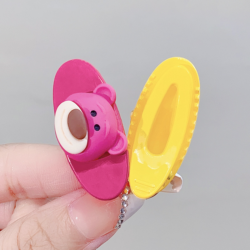 Bộ 5 Kẹp Tóc Hình Thú Hoạt Hình Dễ Thương Cho Nữ