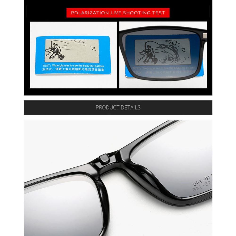 Kính Mát Gọng Vuông TR90 Phong Cách Retro Thời Trang Mới 2146