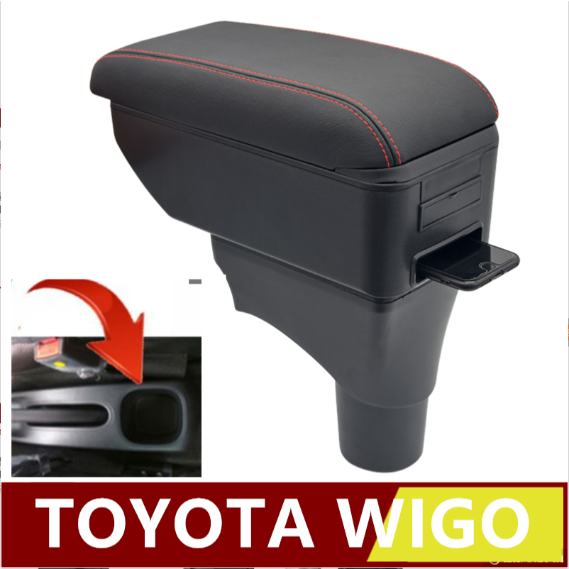 Hộp Tỳ Tay Xe Hơi TOYOTA WIGO Điều Chỉnh Được Tiện Lợi