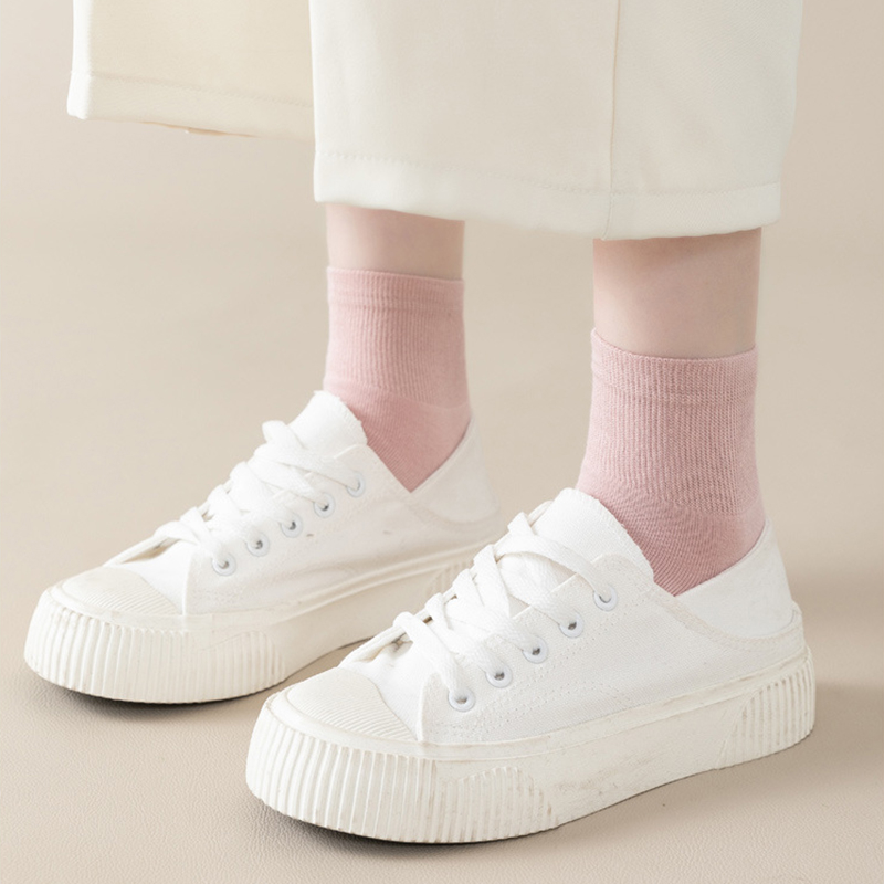 Tất cotton Cổ Cao Thiết Kế Mới Thời Trang Mùa Hè Dành Cho Nữ